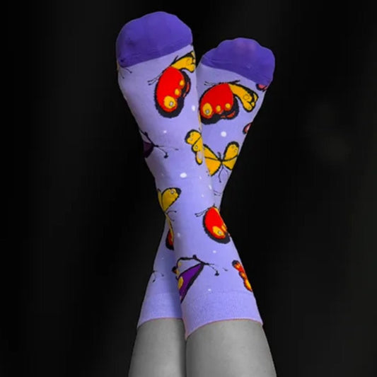 Butterfly Socks from the Sock Panda (Adult Medium)