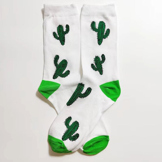 Cactus Pattern Socks from the Sock Panda (Adult Medium - Women's Shoe Sizes 5 - 10)