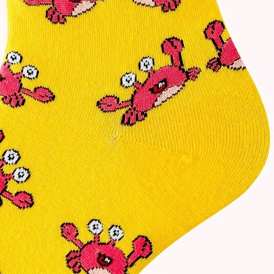 Crab Pattern Socks from the Sock Panda (Adult Medium - Women's Shoe Sizes 5 - 10)