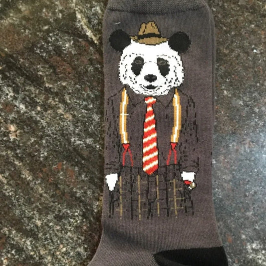 Dapper Panda Socks from the Sock Panda (Adult Large)
