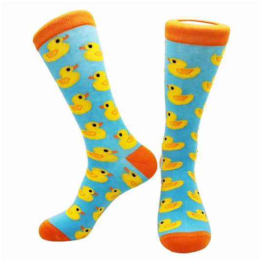Duck Pattern Socks from the Sock Panda (Adult Large - Men's Shoe Sizes 8 - 12)