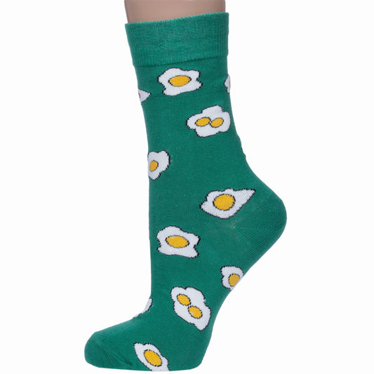Fried Egg Pattern Socks from the Sock Panda (Adult Medium - Women's Shoe Sizes 5 - 10)