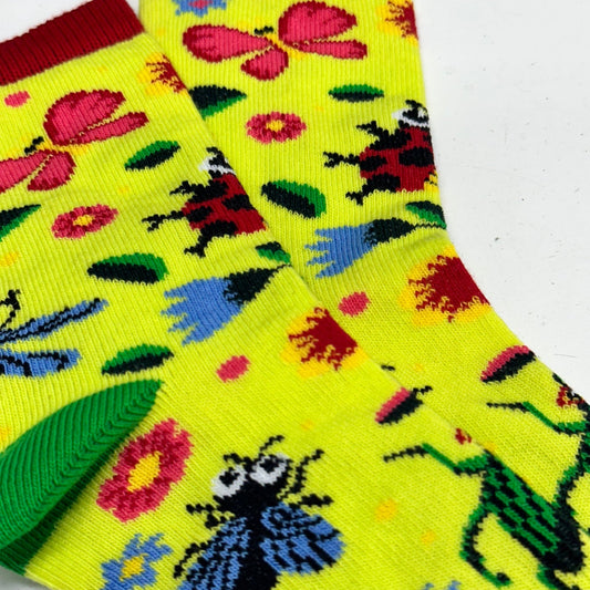 Garden Insect Party Socks from the Sock Panda (Ages 3 - 7)