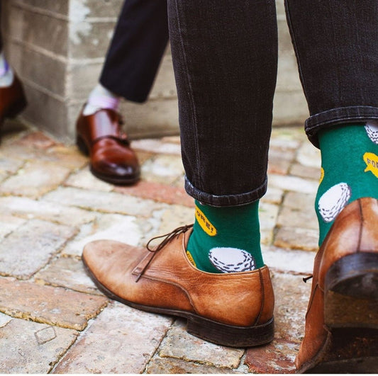 Golf Ball Socks (Adult Large - Men's Shoe Sizes 8 - 12)