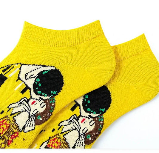The Kiss Famous Art Ankle Socks