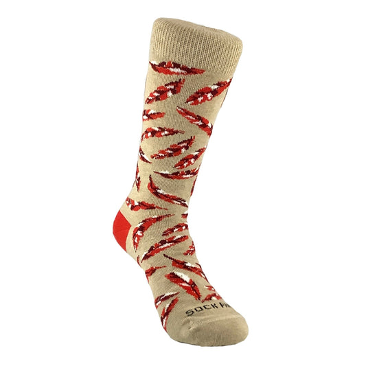 Feather Pattern Socks from the Sock Panda (Adult Small - Shoe Sizes 2 - 5)