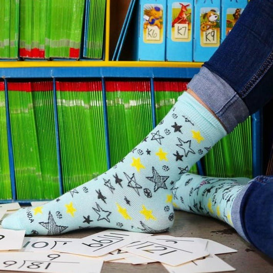 Fun Star Pattern Socks from the Sock Panda