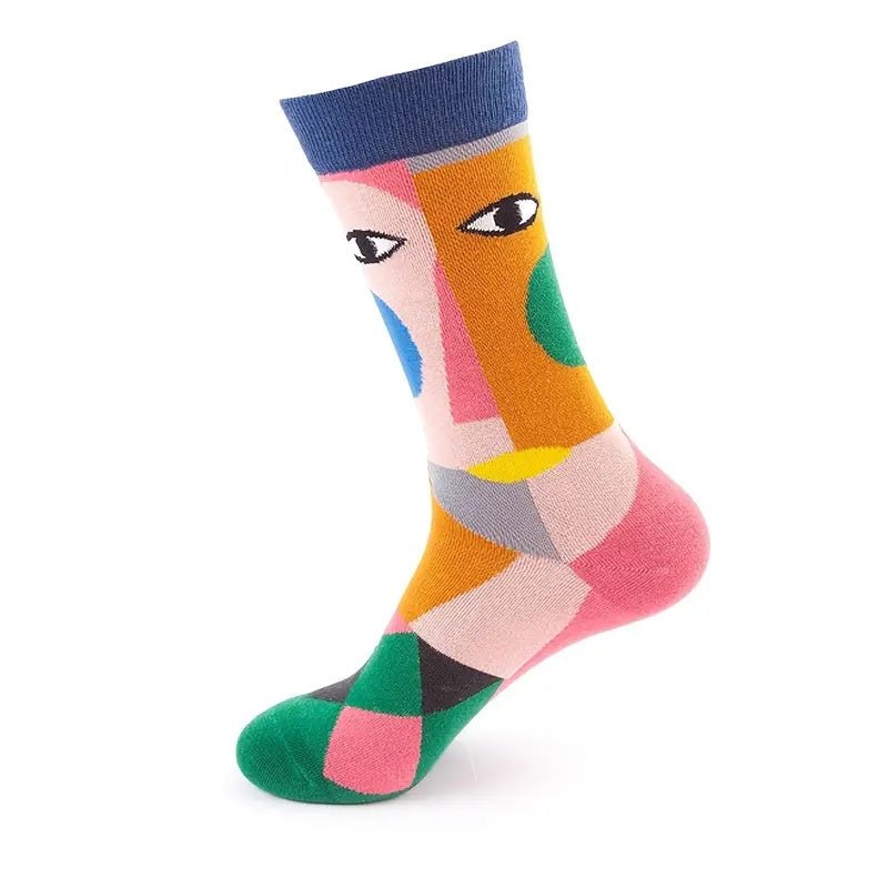 Abstract Art Socks from the Sock Panda (Adult Medium - Women's Shoe Sizes 5 - 10)
