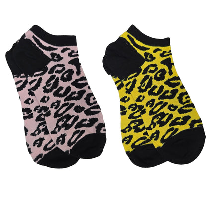 Animal Print Ankle Socks (Adult Medium - Women's Shoe Sizes 5 - 10)