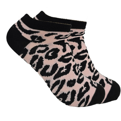 Animal Print Ankle Socks (Adult Medium - Women's Shoe Sizes 5 - 10)