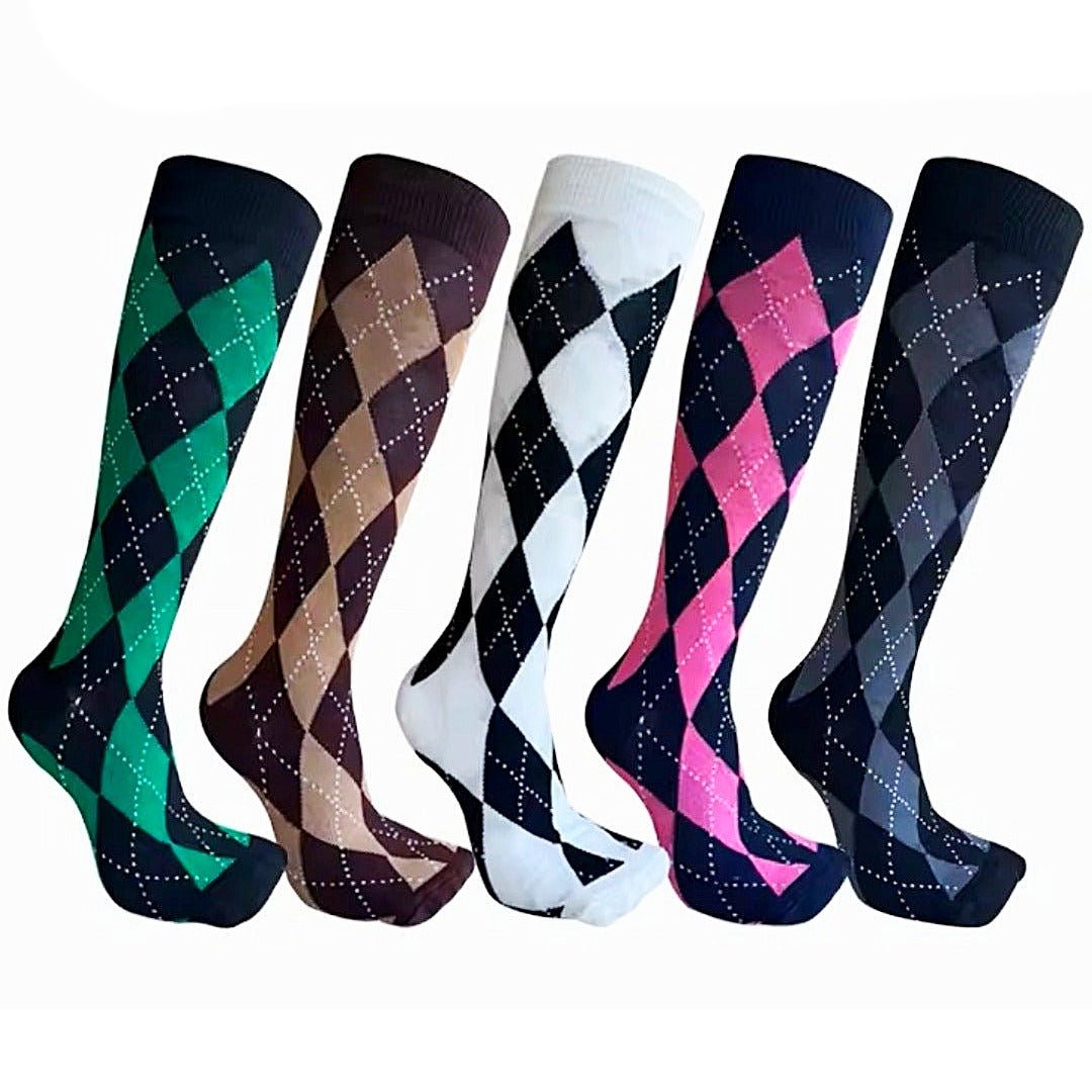 Argyle Socks from the Sock Panda (Knee High) 5ColorArgyleMd