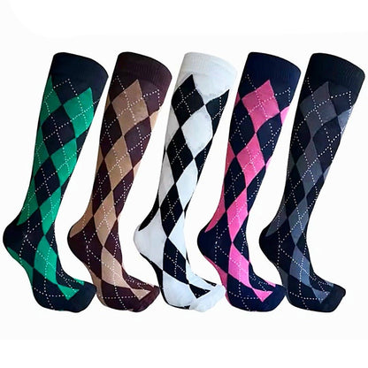 Argyle Socks from the Sock Panda (Knee High) 5ColorArgyleMd