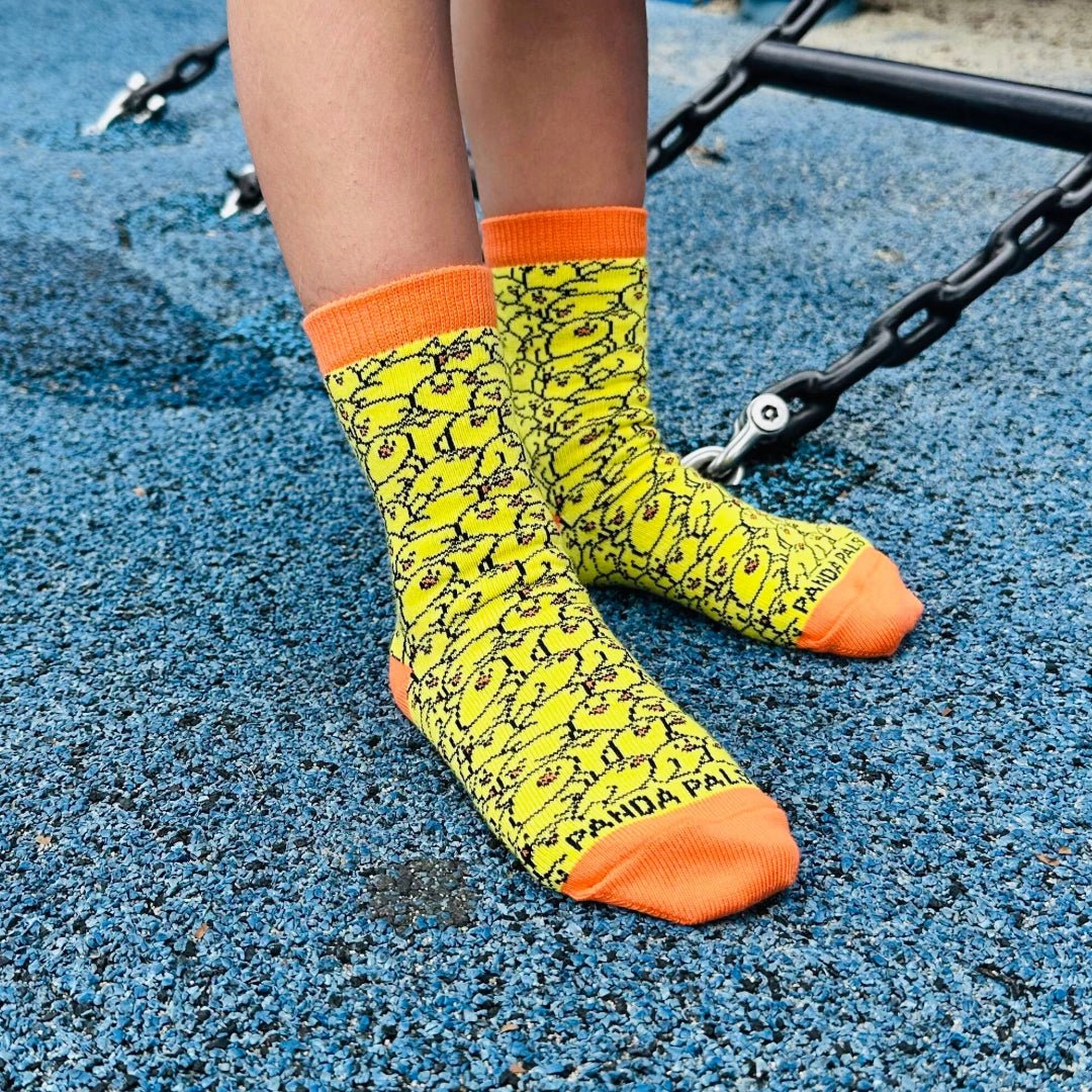 Baby Chick Pattern Socks from the Sock Panda (Ages 3 - 7)