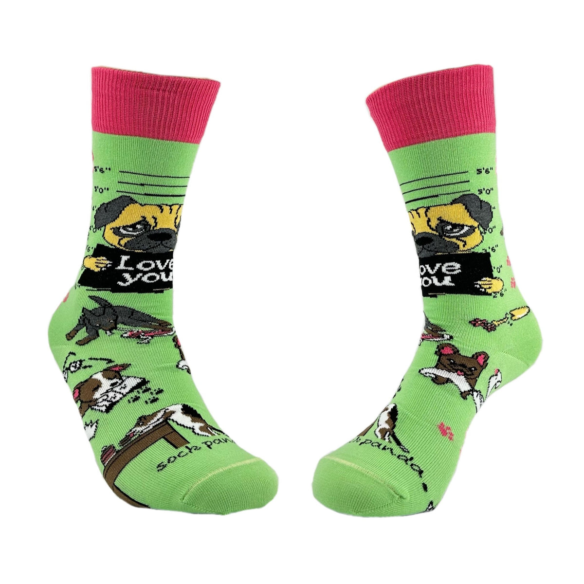 Bad and Guilty Dog Socks from the Sock Panda (Adult Medium - Women's Shoe Sizes 5 - 10)