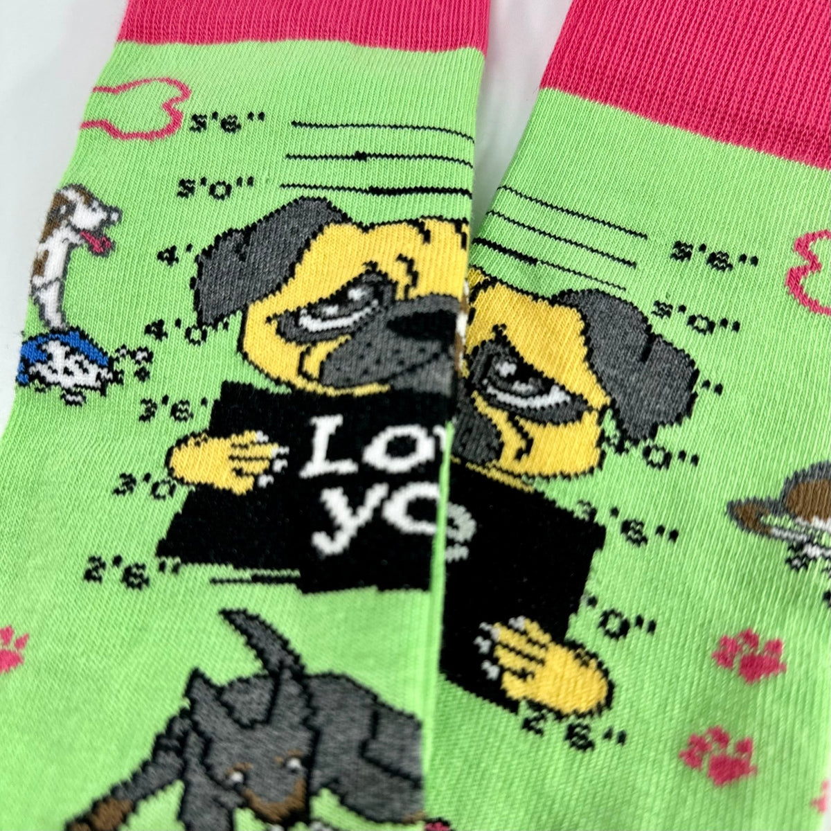 Bad and Guilty Dog Socks from the Sock Panda (Adult Medium - Women's Shoe Sizes 5 - 10)