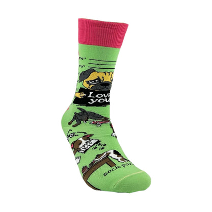 Bad and Guilty Dog Socks from the Sock Panda (Adult Medium - Women's Shoe Sizes 5 - 10)