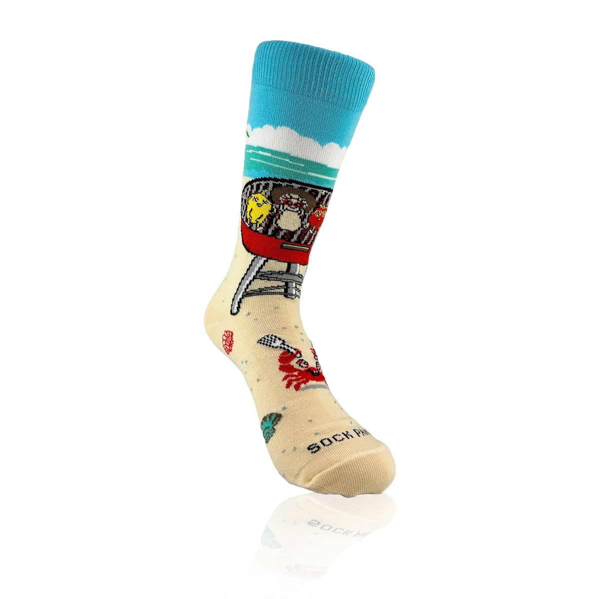 Barbeque Socks from the Sock Panda (Adult Small - Shoe Sizes 2 - 5)