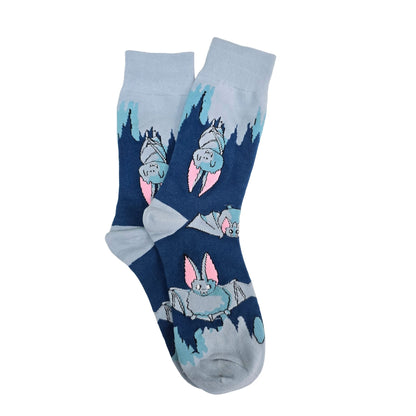 Bat in a Cave Socks from the Sock Panda (Adult Medium - Women's Shoe Sizes 5 - 10)