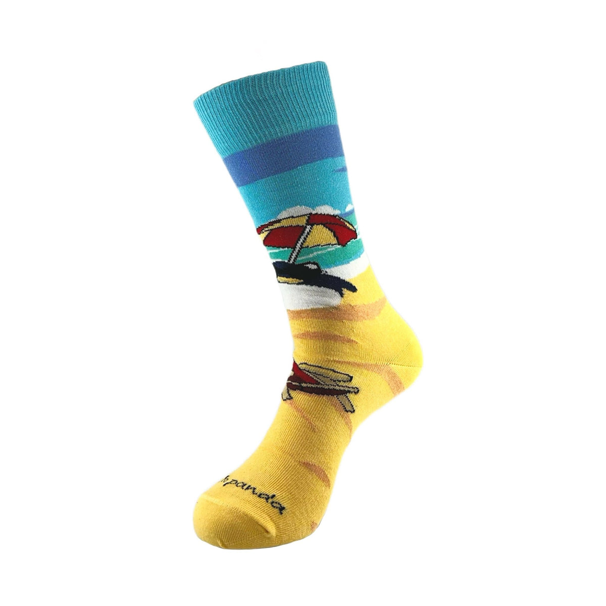 Beach Penguin Socks from the Sock Panda (Adult Medium - Women's Shoe Sizes 5 - 10)