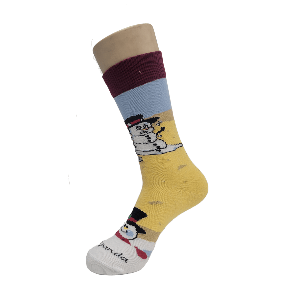 Beach Snowmen Socks from the Sock Panda (Adult Medium - Women's Shoe Sizes 5 - 10)