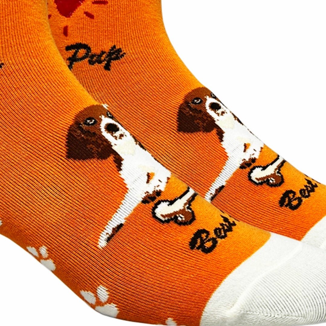 Beagle Dog Socks (Adult Medium - Women's Shoe Sizes 5 - 10)