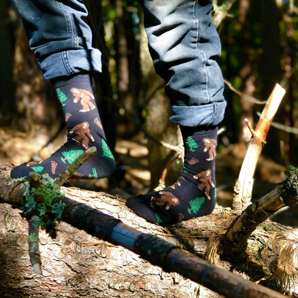 Bigfoot Socks from the Sock Panda (Men's or Women's Sizes)