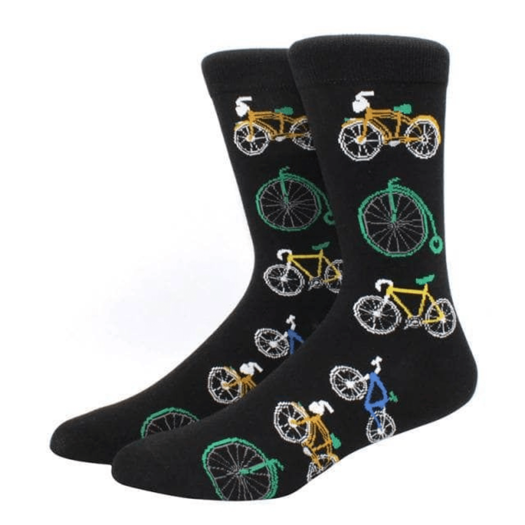 Bike Pattern Socks from the Sock Panda (Adult Medium - Women's Shoe Sizes 5 - 10)