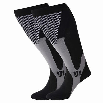 Black Sport Knee High - (Compression Socks)