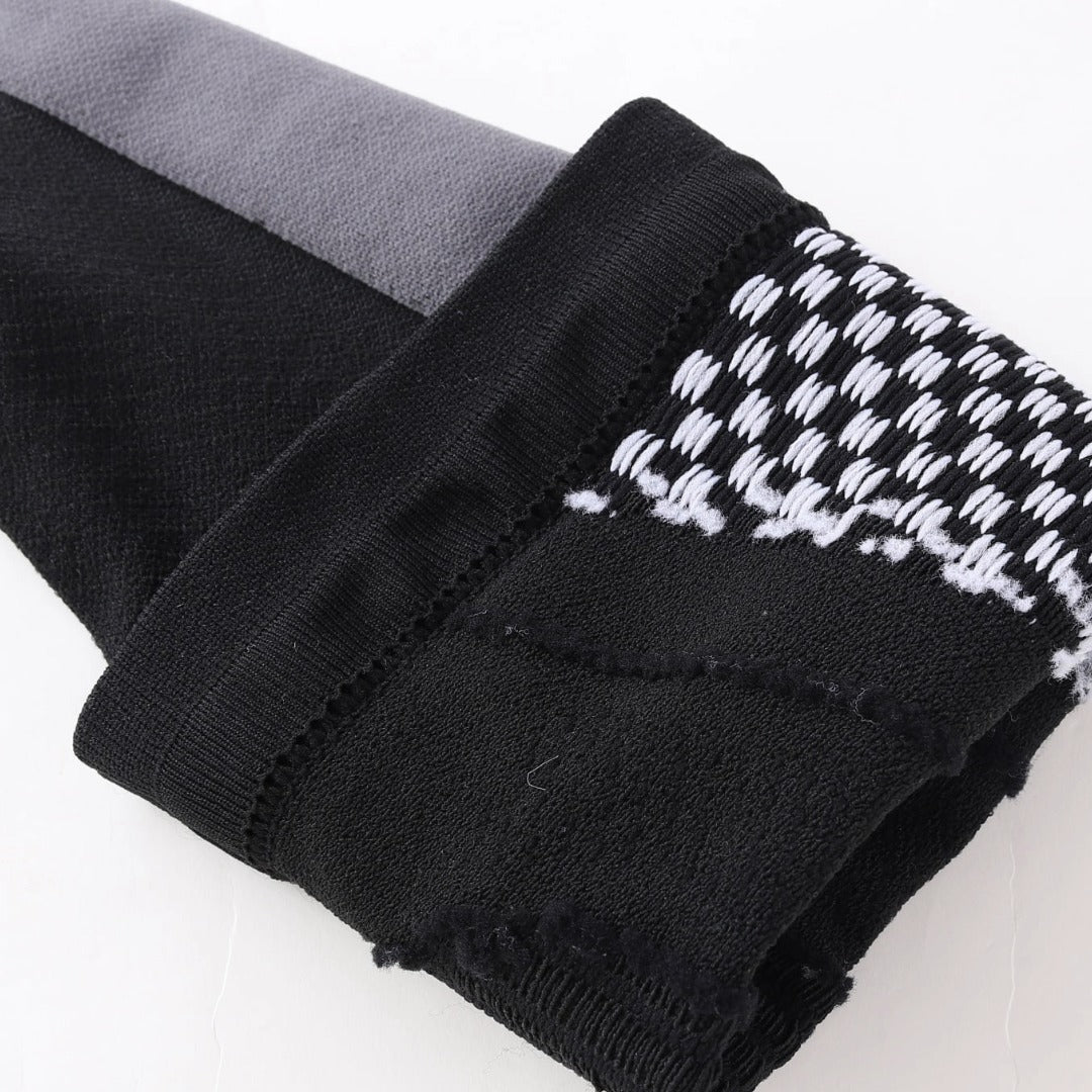 Black Sport Knee High - (Compression Socks)