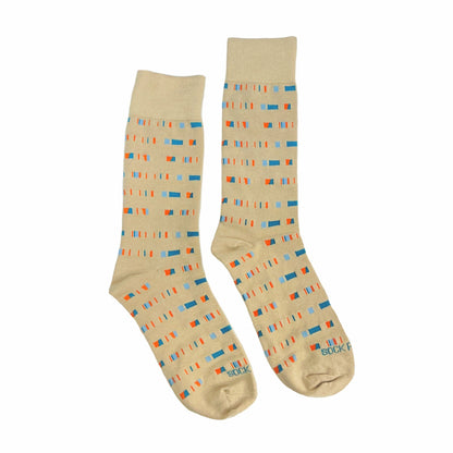 Broken Stripe Pattern Socks from the Sock Panda (Adult Large)