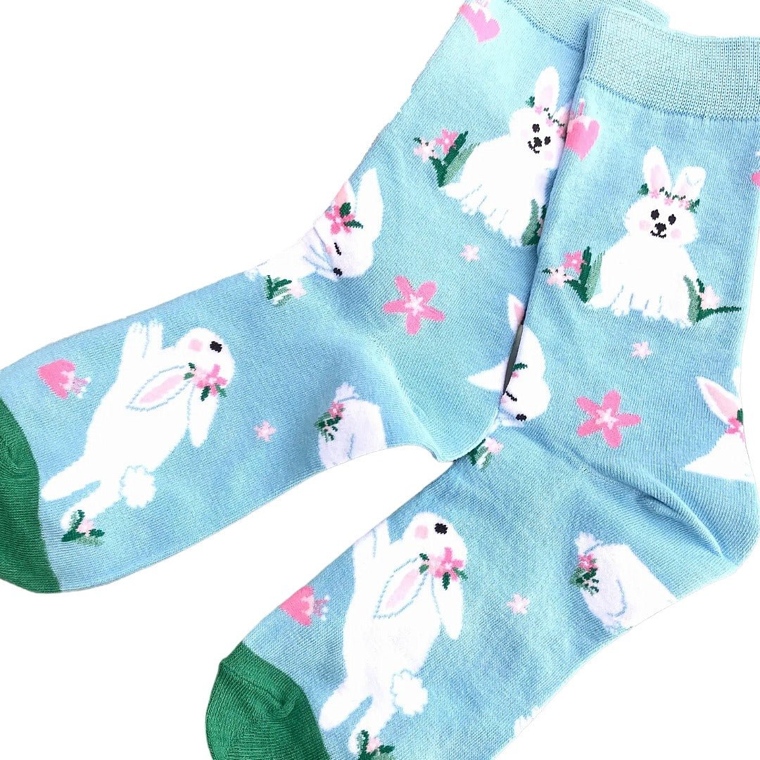 Bunny Rabbit Socks from the Sock Panda (Adult Medium) 