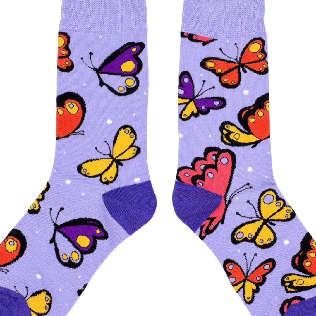 Butterfly Socks from the Sock Panda (Adult Medium)