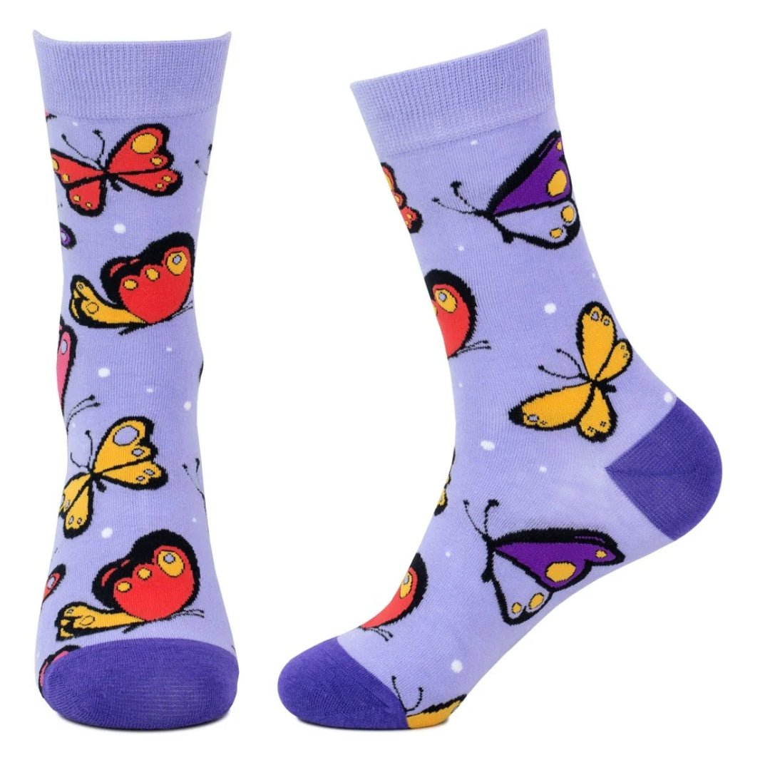 Butterfly Socks from the Sock Panda (Adult Medium)