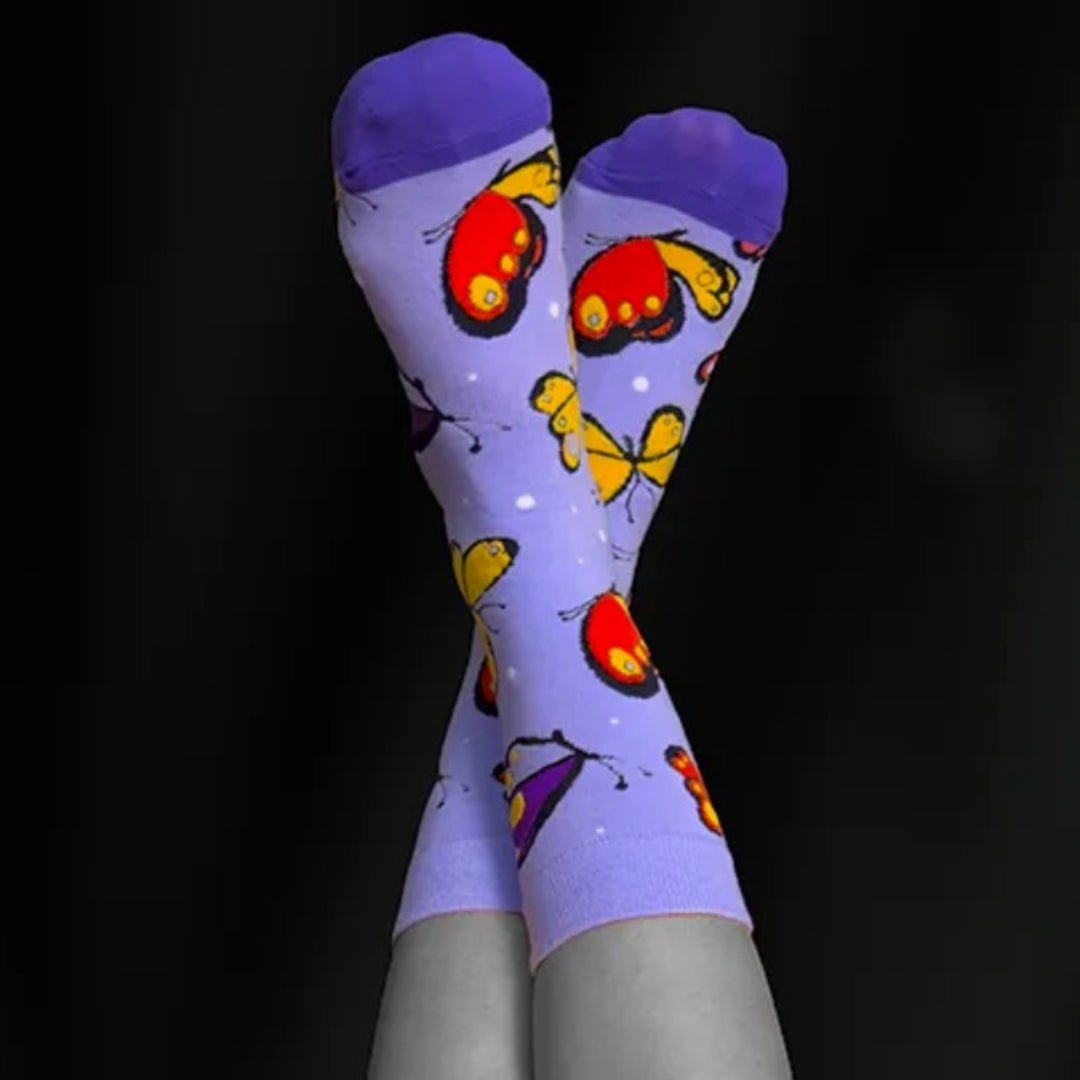Butterfly Socks from the Sock Panda (Adult Medium)