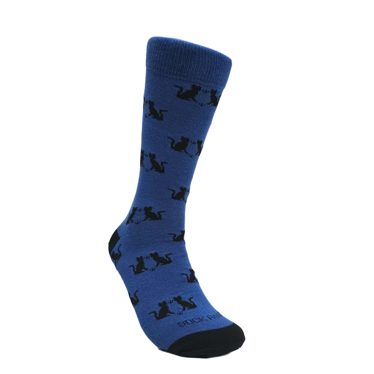 Cat Silhouette Pattern Socks from the Sock Panda (Adult Large - Men's Shoe Sizes 8 - 12)