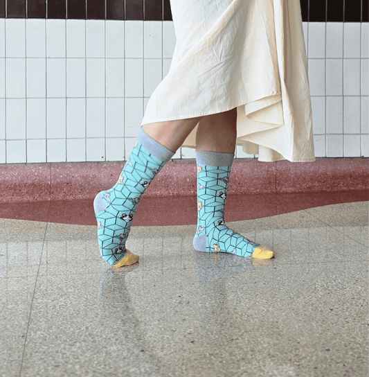 Cats in 3D Socks from the Sock Panda (Adult Small - Shoe Sizes 2 - 5)