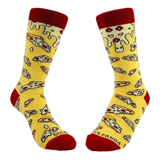 Cheesy Pizza Pattern Socks from the Sock Panda (Adult Small - Shoe Sizes 2 - 5)