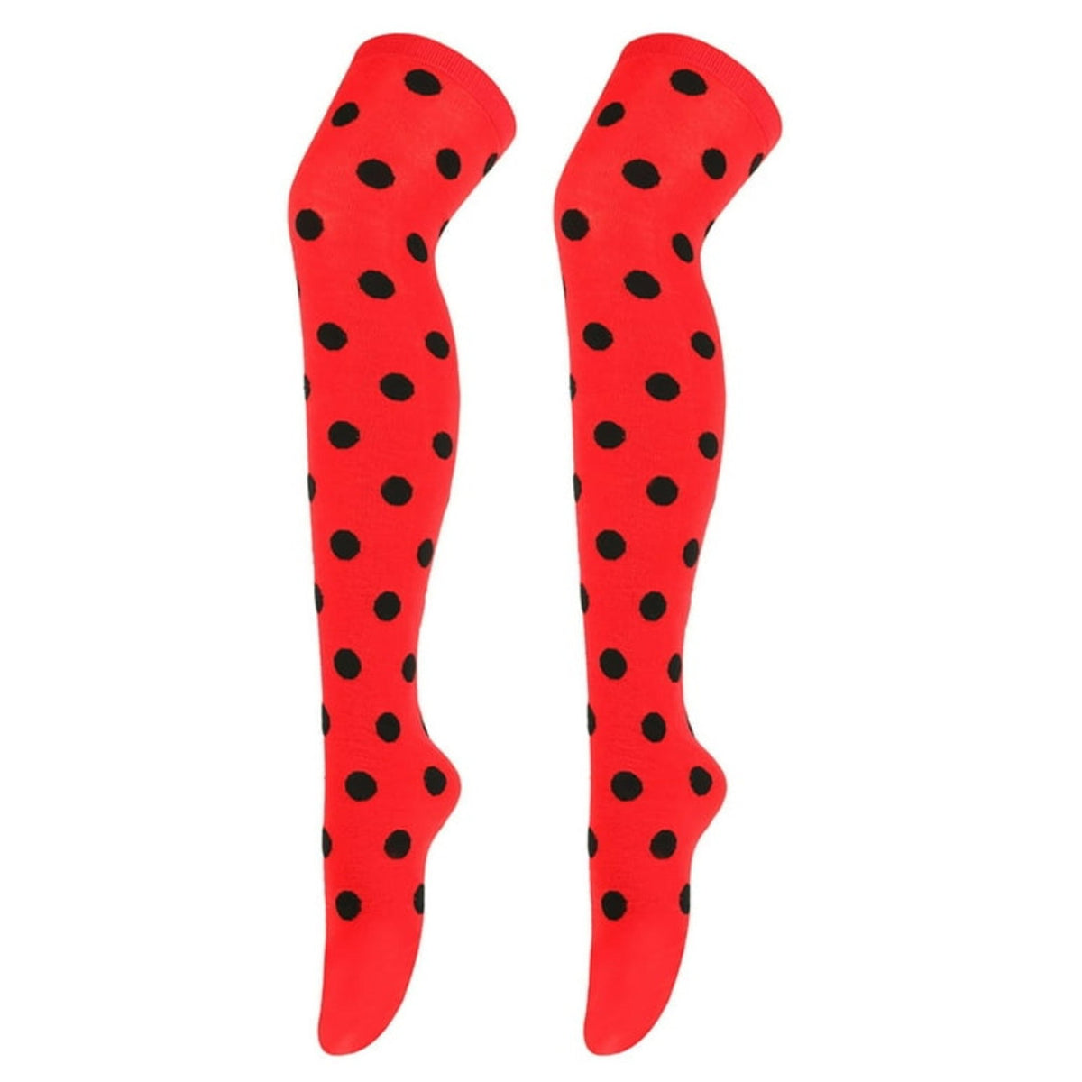 Colorful Polka Dot Pattern Tube Socks from the Sock Panda (Thigh High)