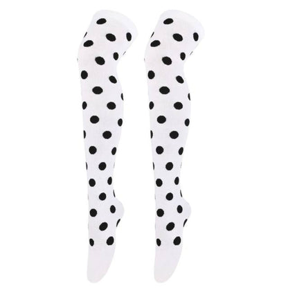 Colorful Polka Dot Pattern Tube Socks from the Sock Panda (Thigh High)