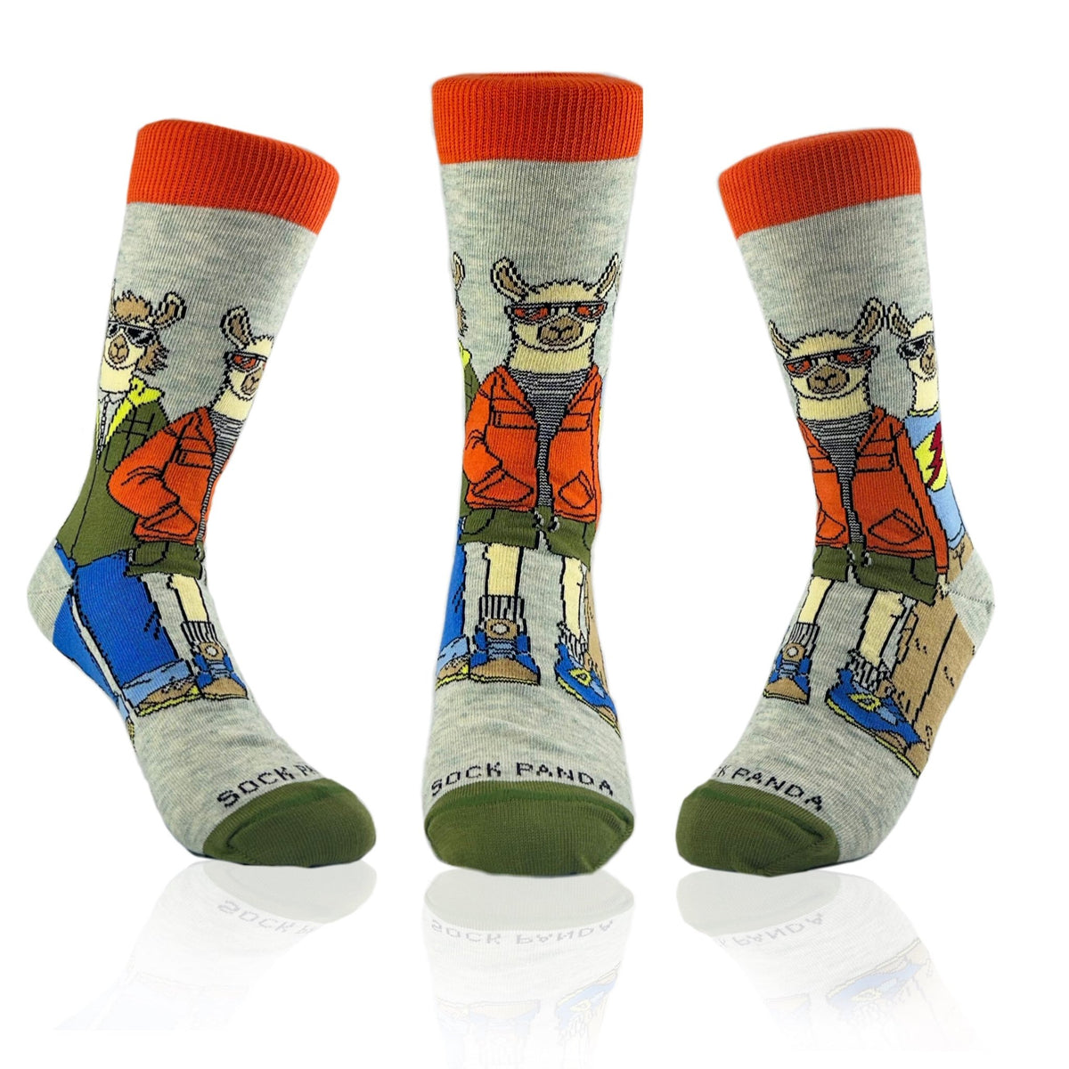 Cool Llamas Socks from the Sock Panda (Adult Small)