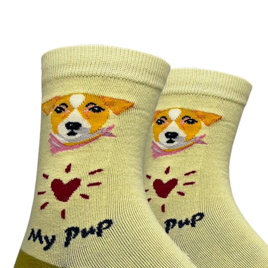Corgi Dog Socks (Adult Medium - Women's Shoe Sizes 5 - 10)