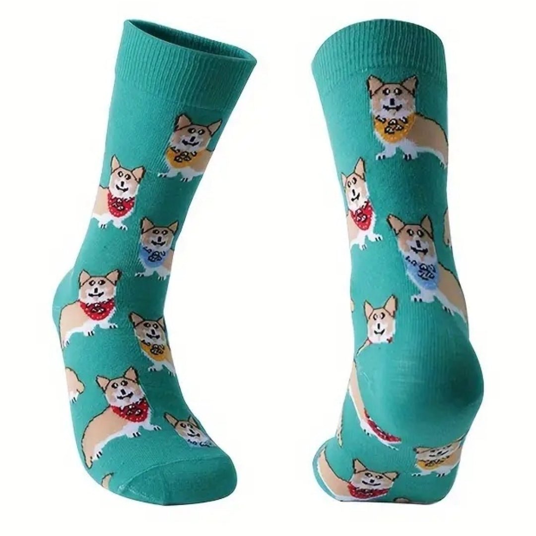 Corgi Socks (Adult Medium - Women's Shoe Sizes 5 - 10)