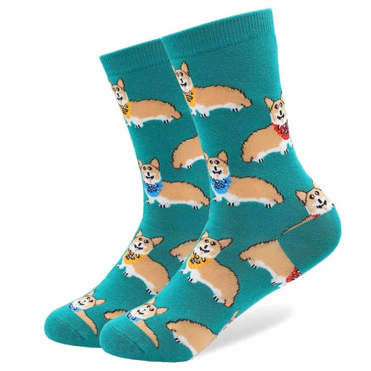 Corgi Socks (Adult Medium - Women's Shoe Sizes 5 - 10)