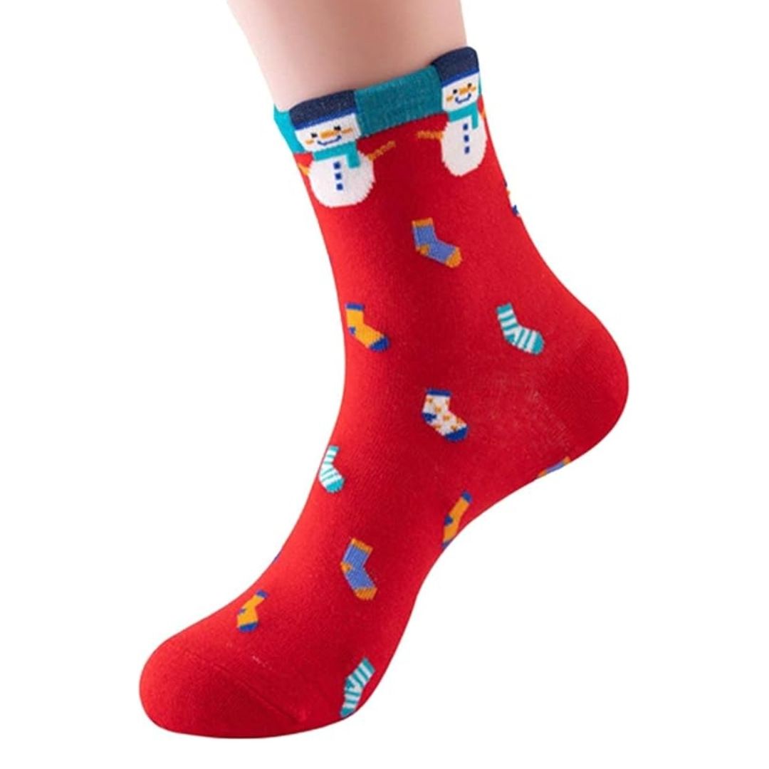 Cute Holiday Pattern Socks (Adult Medium - Women's Shoe Sizes 5 - 10)