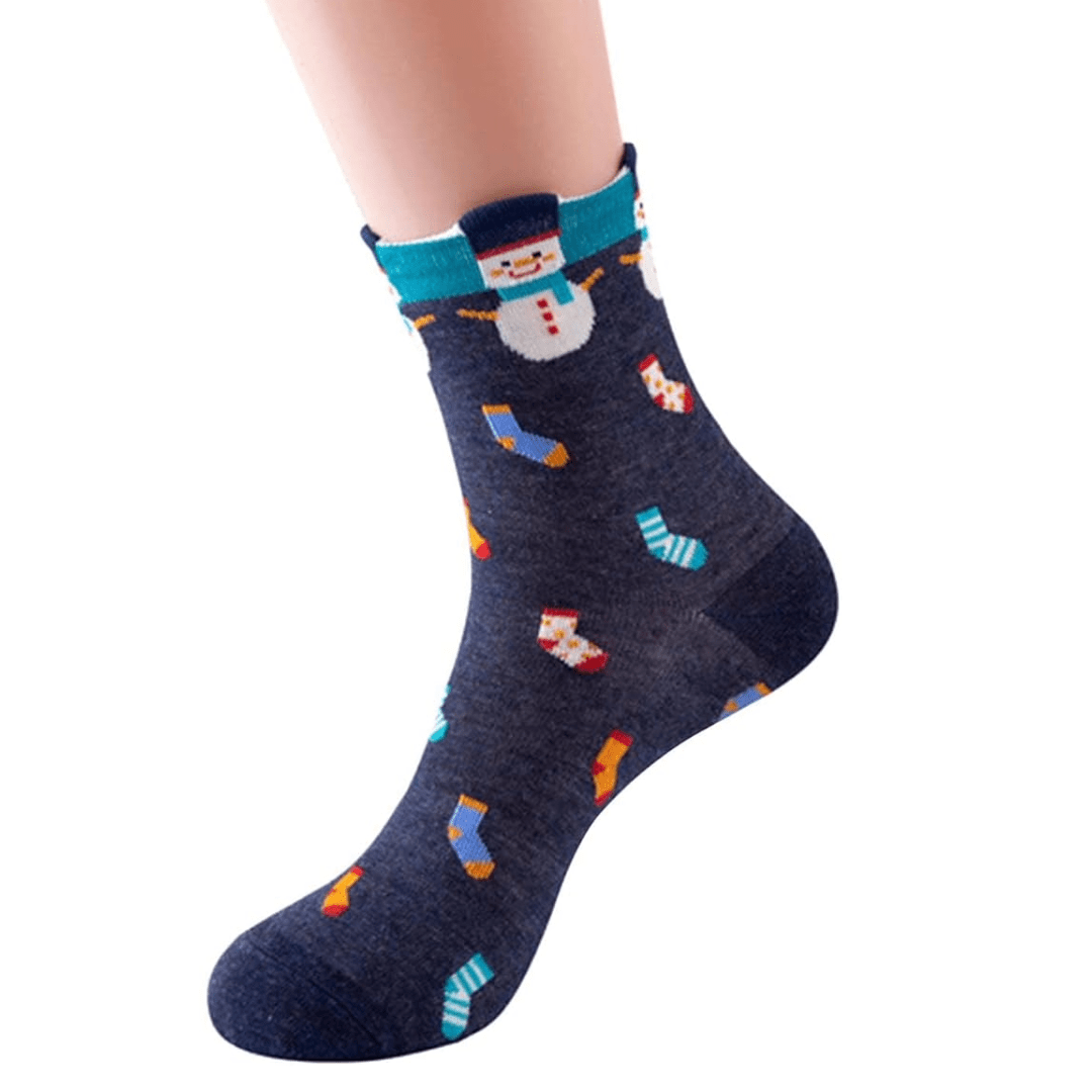 Cute Holiday Pattern Socks (Adult Medium - Women's Shoe Sizes 5 - 10)
