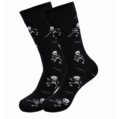Dancing Skeleton Socks from the Sock Panda (Adult Large - Men's Shoe Sizes 8-12) DanceSkeletonLg2