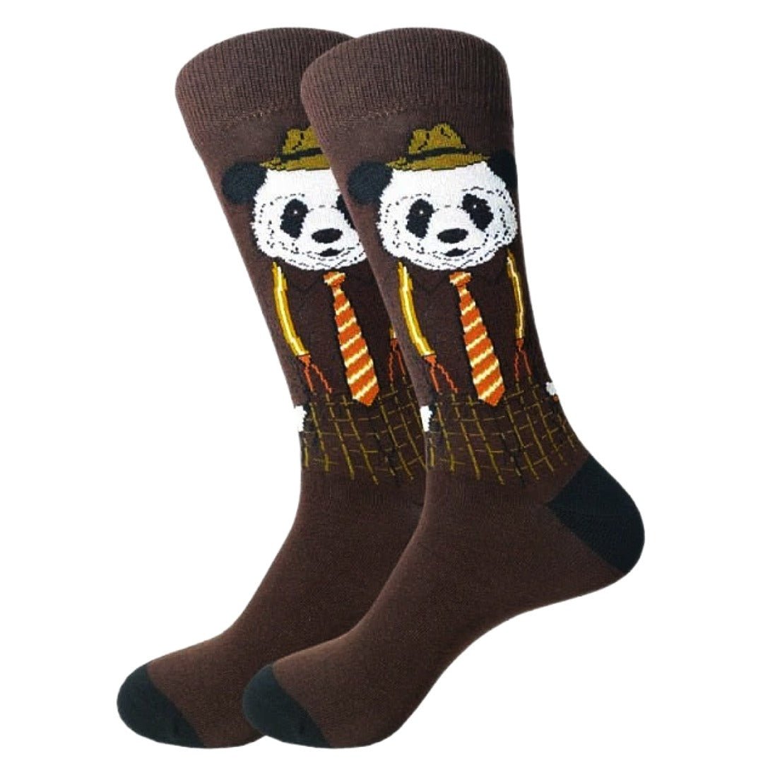 Dapper Panda Socks from the Sock Panda (Adult Large)