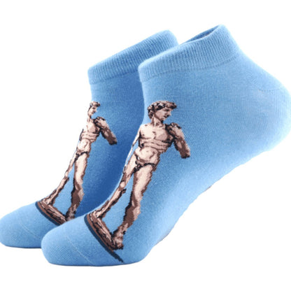 David Michelangelo Famous Art Ankle Socks
