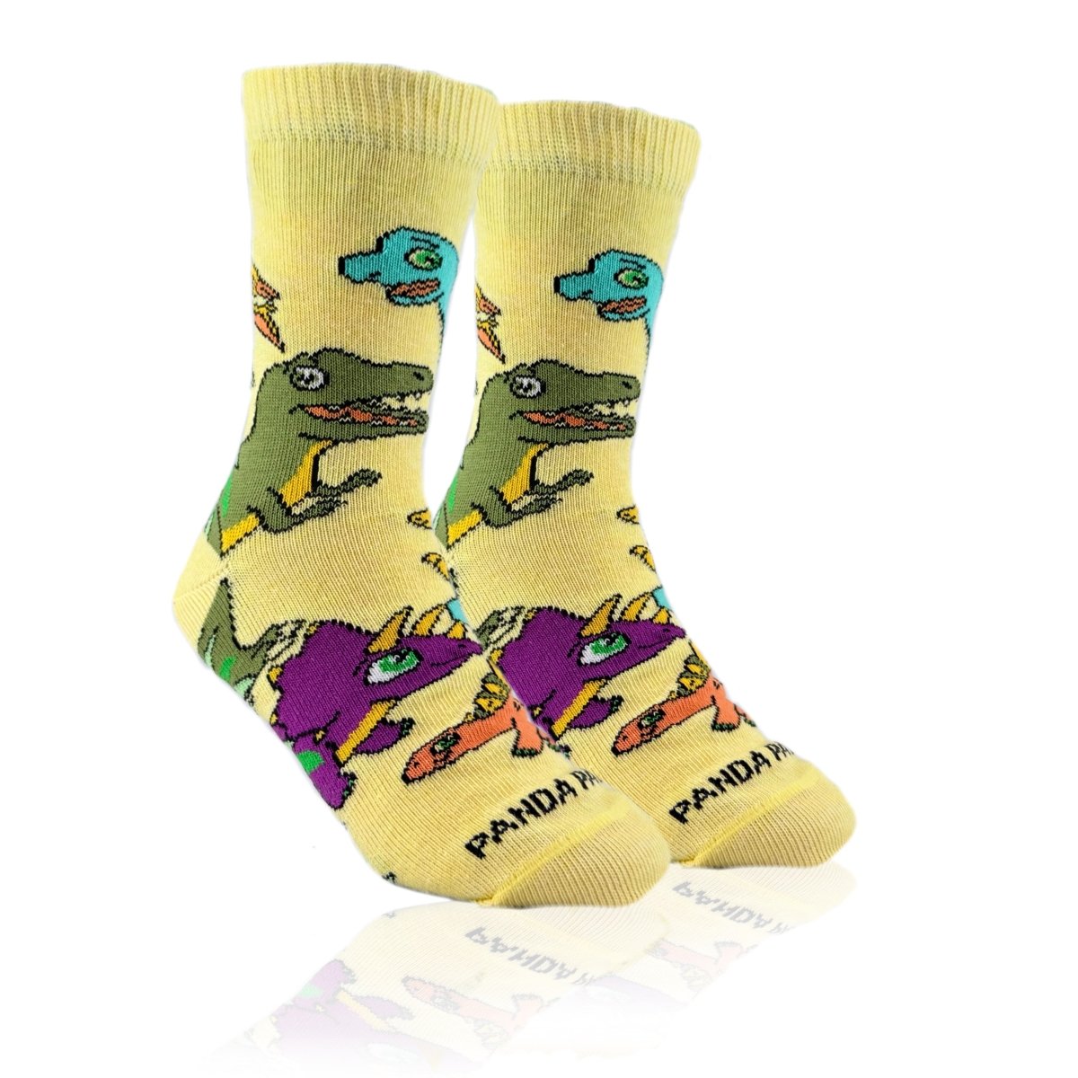 Dinosaur Friends Socks from the Sock Panda (Ages 3-7) DinoFriendMd