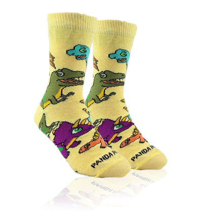 Dinosaur Friends Socks from the Sock Panda (Ages 3-7) DinoFriendMd